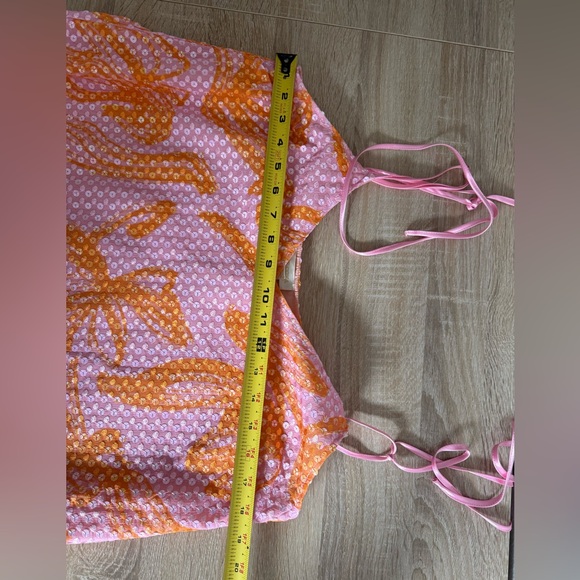 STINE GOYA Francisca Sequin Maxi Dress Women’s Sz M pink/orange NWOT - Picture 11 of 12